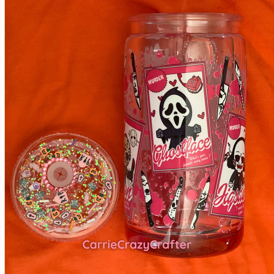 Snow Globe Cups with Lids