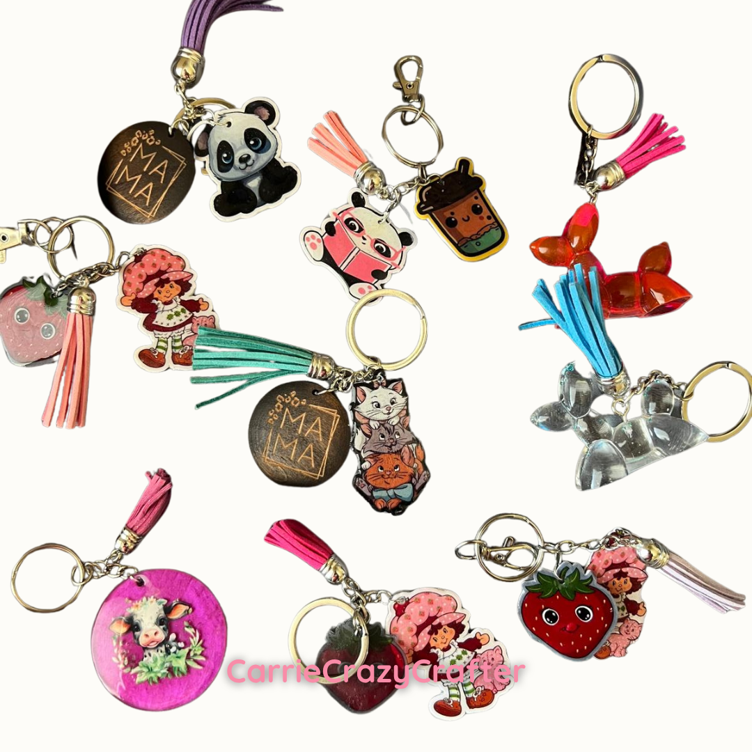 Beaded & Acrylic Keychains