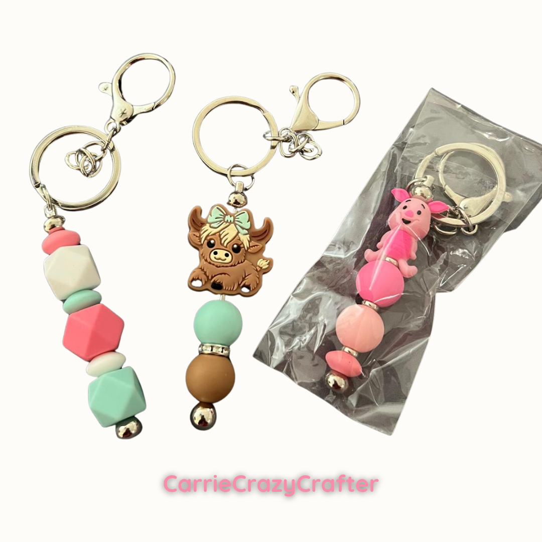 Beaded & Acrylic Keychains