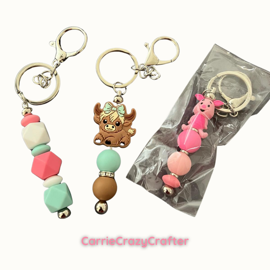 Beaded & Acrylic Keychains