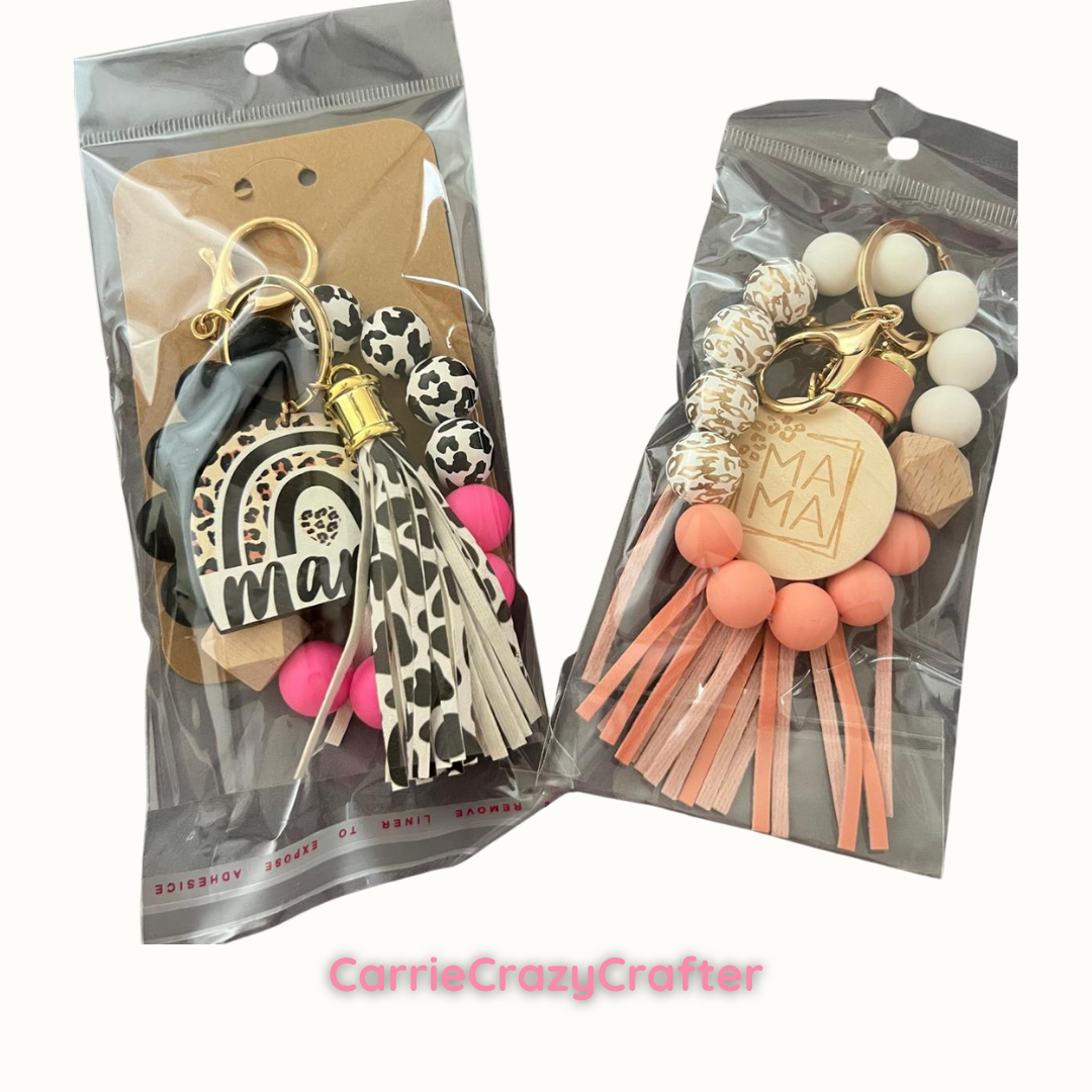 Beaded & Acrylic Keychains