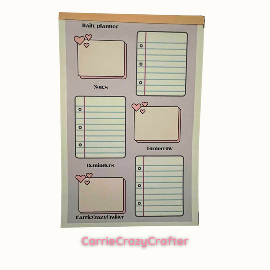 Daily Planner Notepad